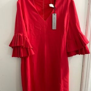 Black Halo Red Cocktail Dress